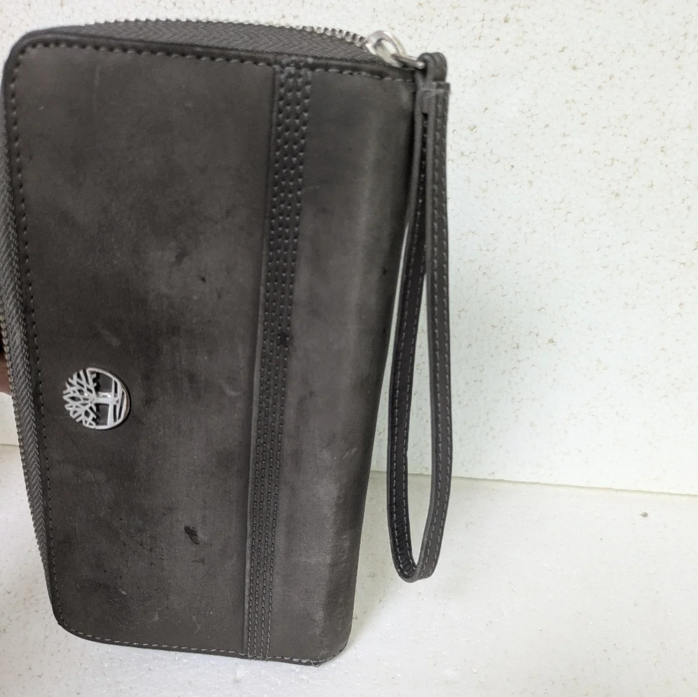 Timberland Gray Leather Wallet